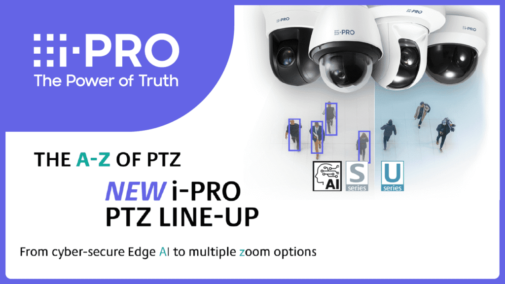 i-pro 16 nye ptz kameraer til videoovervågning